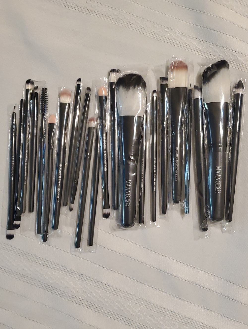 New Makeup Brush Set - Black -
